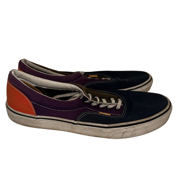 VANS Era Mix Match Colorblock Canvas Skate Shoe Blue GreenPurple Orange Men 11 - Picture 5 of 7